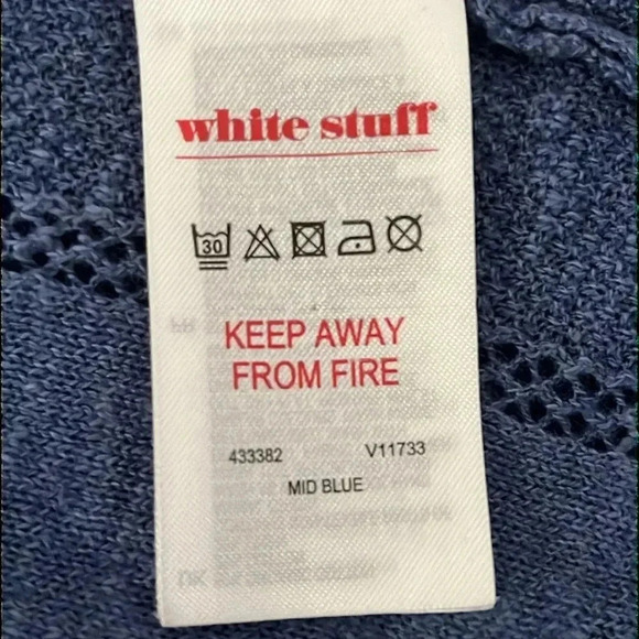 White Stuff Longline Knit Long Sleeve Cardigan - Picture 12 of 13